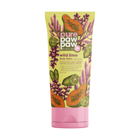 Pure Paw Paw Body Care Wild Lime Body Lotion 200mL