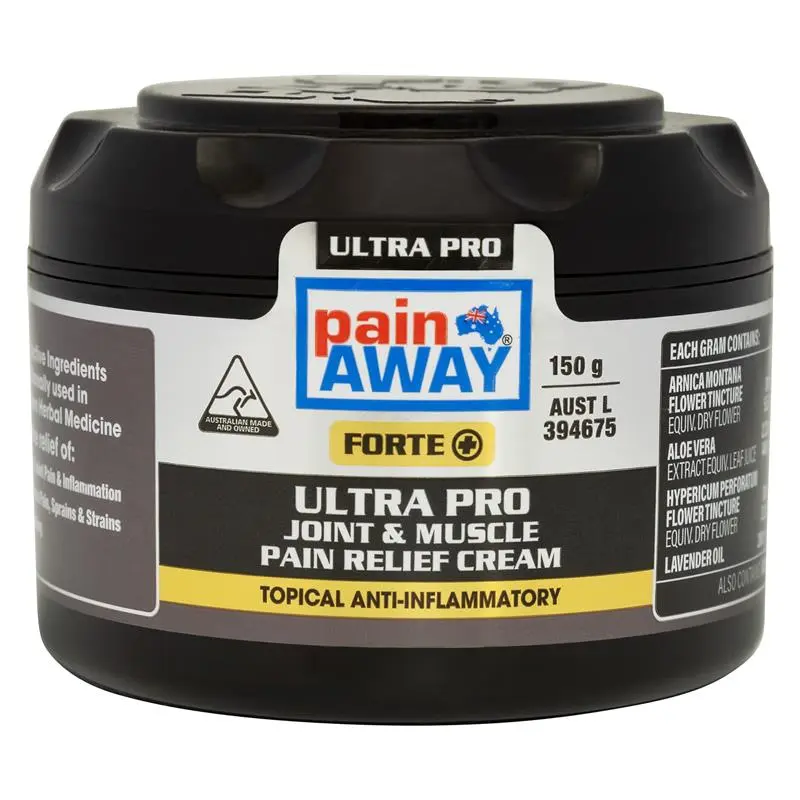 Pain Away Forte + Ultra Pro Joint & Muscle Pain Relief Cream 150g