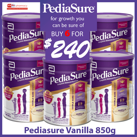 Pediasure Vanilla 6 x 850g - Special Bundle