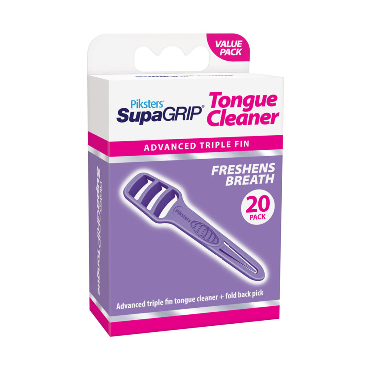 Piksters SupaGRIP Tongue Cleaner 20 Pack