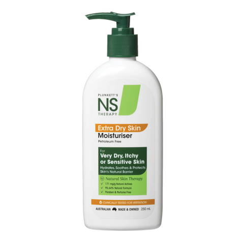 Plunkett's NUTRI SYNERGY NS Extra Dry Skin Moisturiser Pump 250mL
