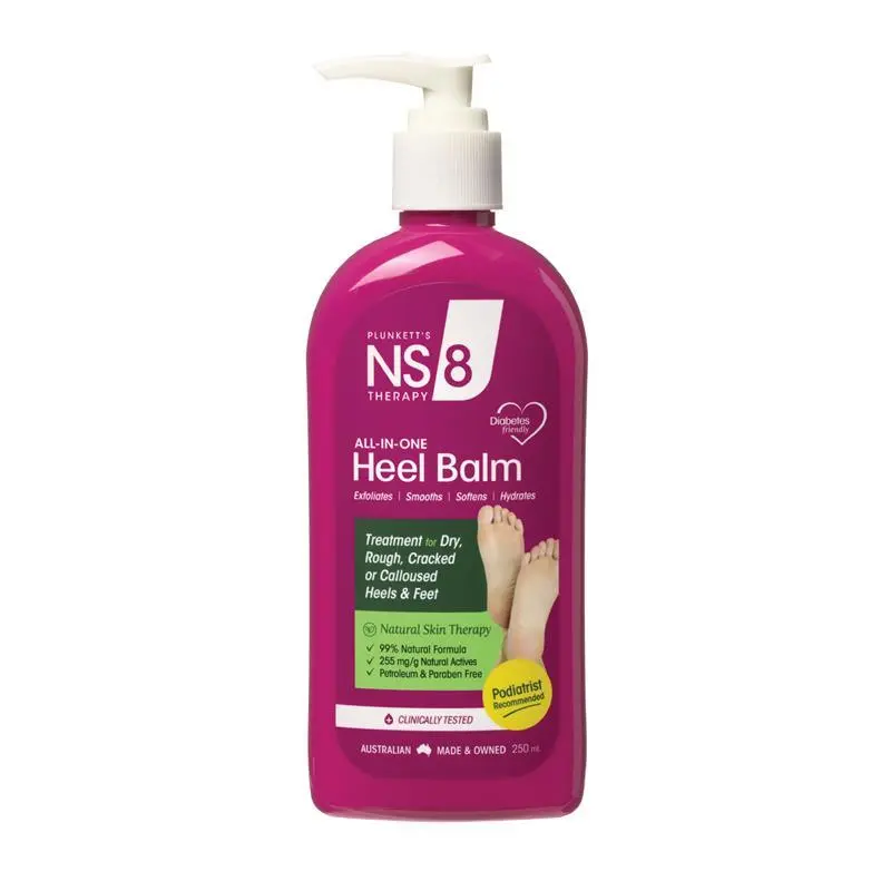 Plunkett's NUTRI SYNERGY 8 NS 8 Heel Balm Complex Pump 250mL