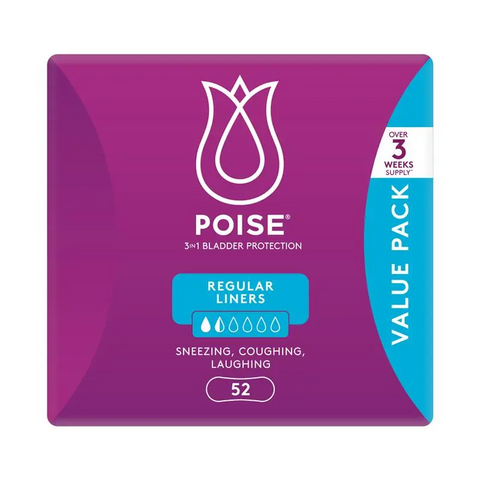 Poise Incontinence Liners Regular