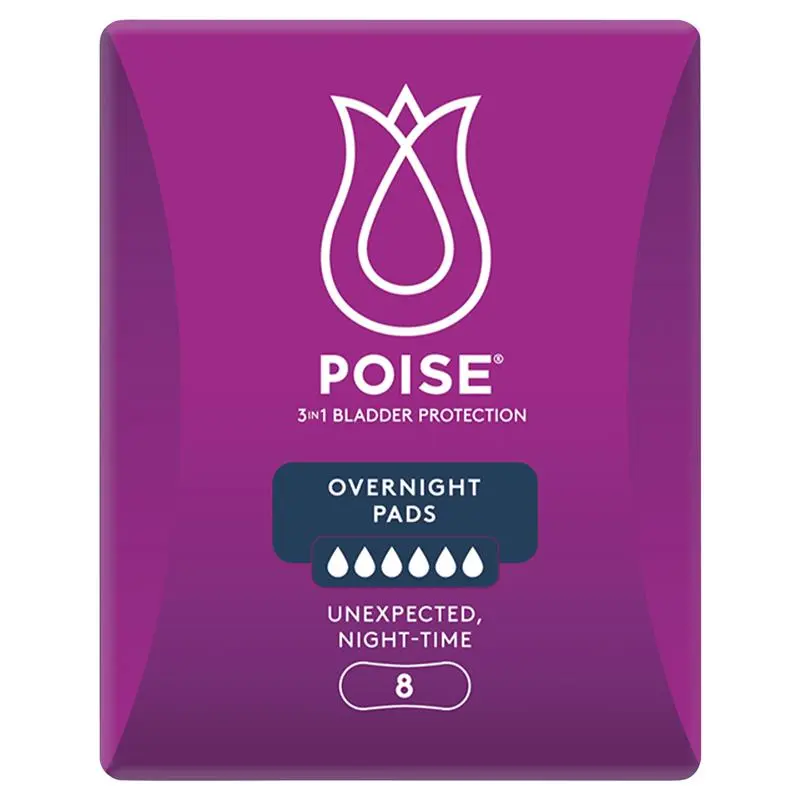 Poise Incontinence Pads Overnight