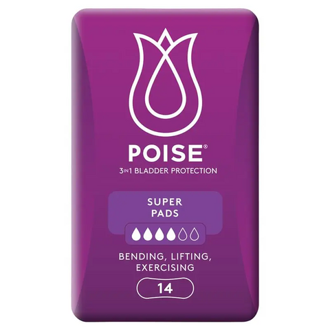 Poise Incontinence Pads Super
