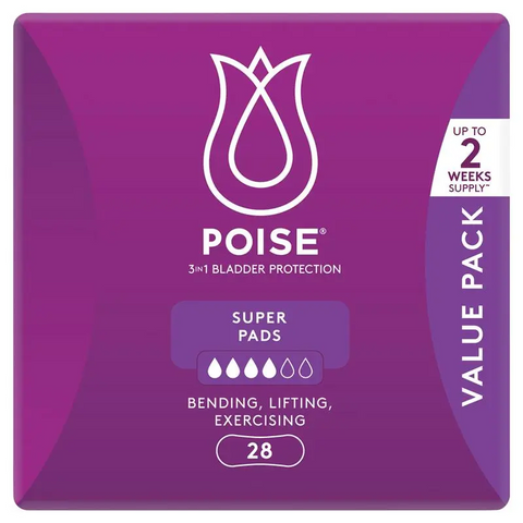 Poise Incontinence Pads Super