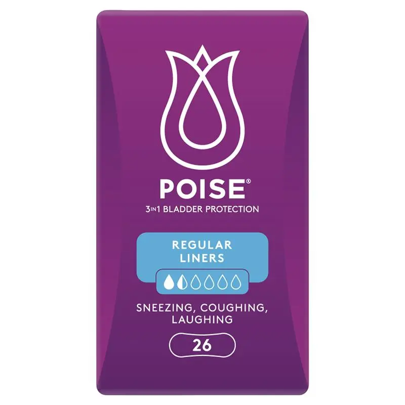 Poise Incontinence Liners Regular