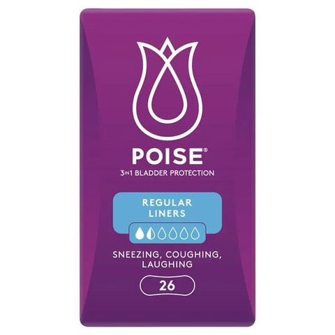 Poise Incontinence Liners Regular
