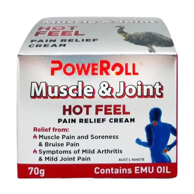 Poweroll Muscle & Joint Hot Feel Cream 70g