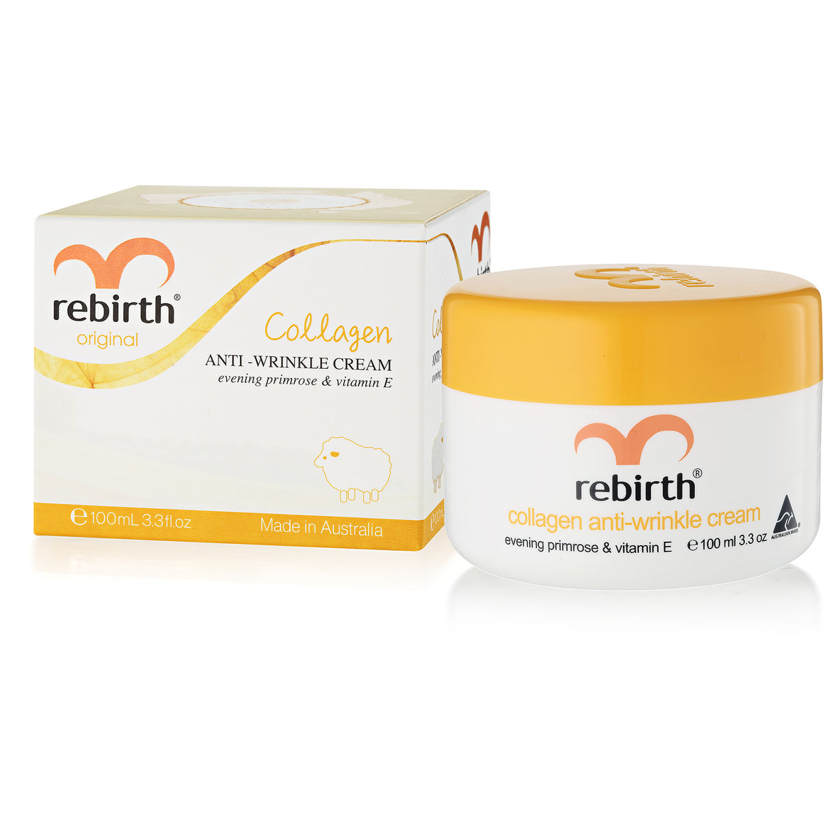 Rebirth Collagen Anti-Wrinkle Cream with EPO & Vit E 100mL