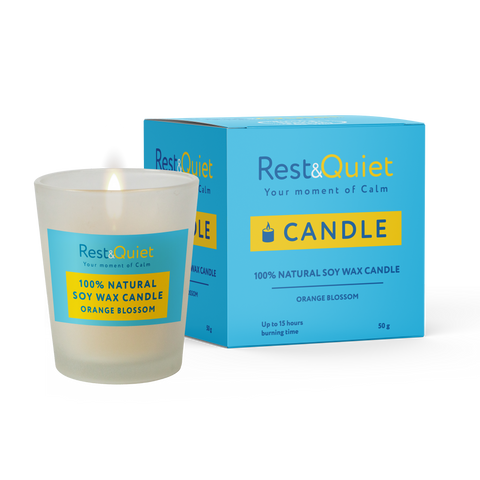 Martin & Pleasance Rest & Quiet 100% Natural Soy Wax Candle Orange Blossom 50g