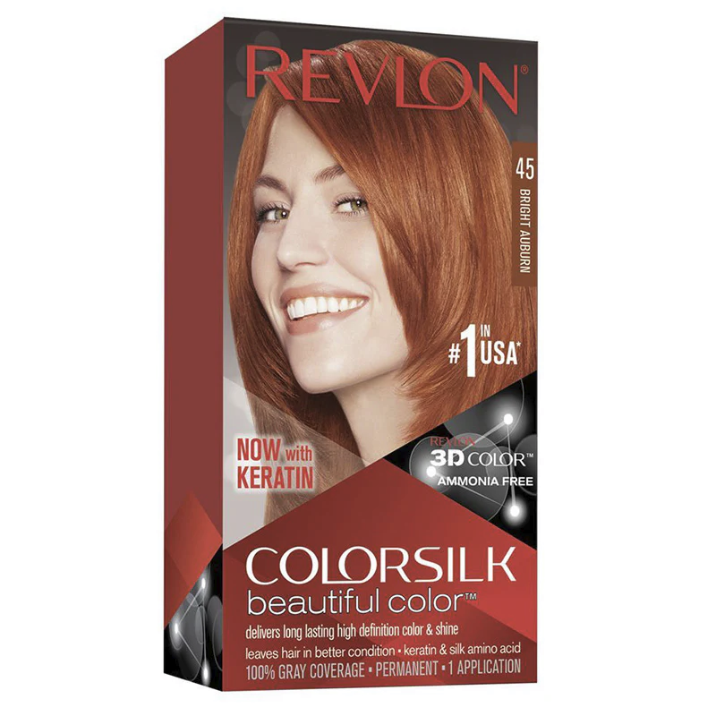Revlon ColorSilk 45 Bright Auburn