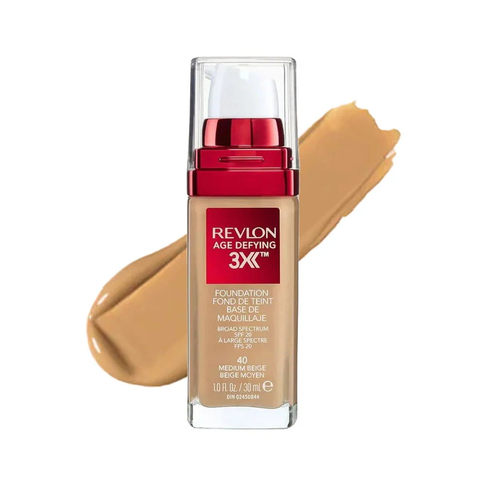 Revlon Age Defying Foundation SPF20 40 Medium Beige 30mL