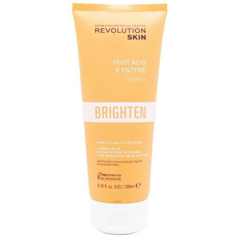 Revolution Skin Fruit Acid and Enzyme Brightening Cleanser 200mL