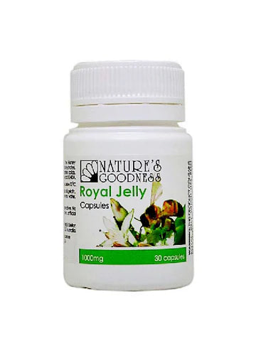 Nature's Goodness Royal Jelly 1000mg 30 Capsules
