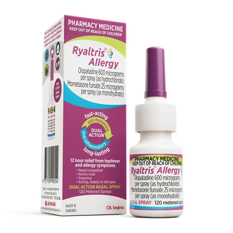 Ryaltris Allergy Dual Action Nasal Spray 120 Dose