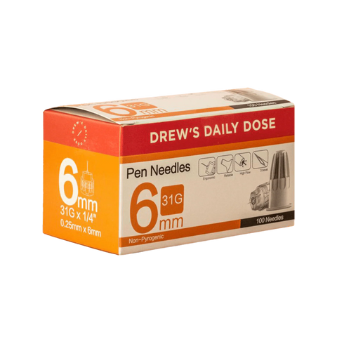 Drew's Daily Dose Pen Needles 100 Pack