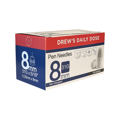 Drew's Daily Dose Pen Needles 100 Pack