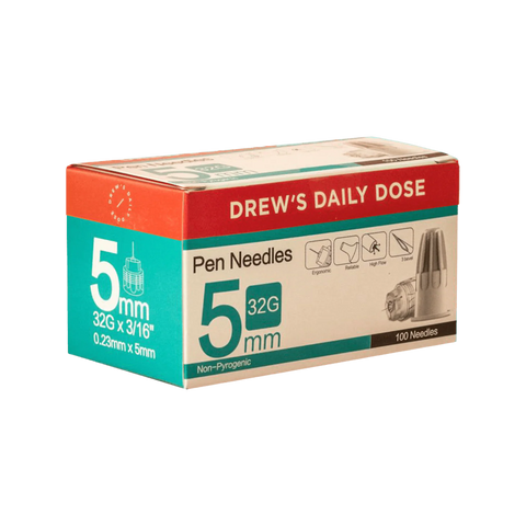 Drew's Daily Dose Pen Needles 100 Pack