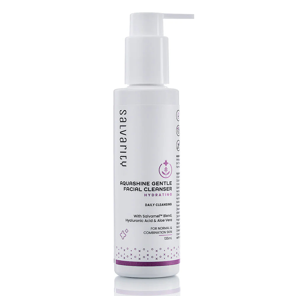 Salvarity AquaShine Gentle Facial Cleanser 135mL