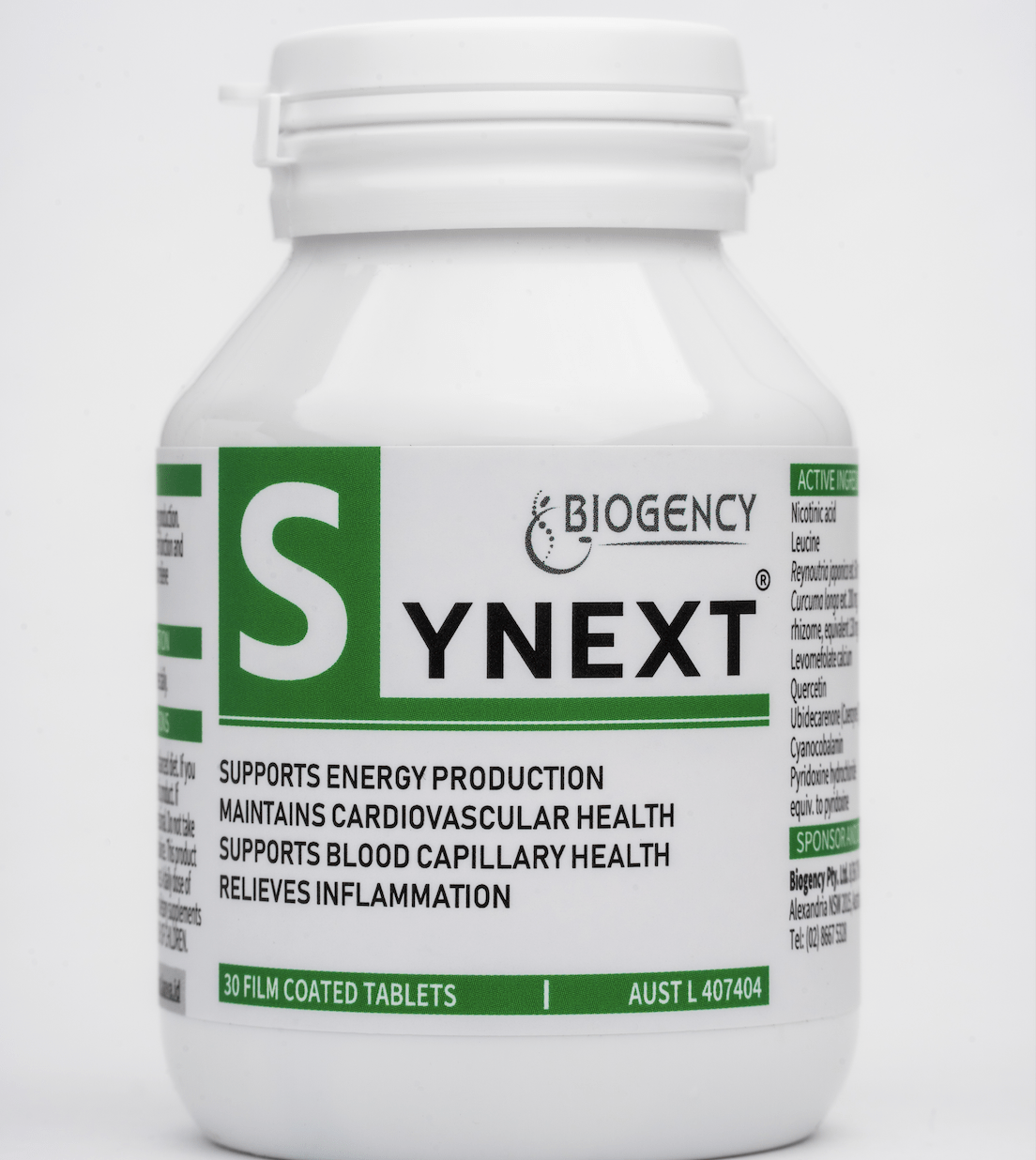 Biogency Synext 30 Film Coated Tablets