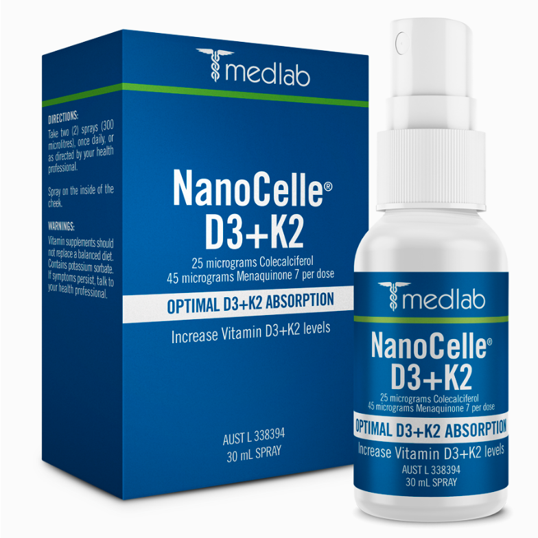 Medlab NanoCelle D3 + K2 30mL (Expiry 09/2024)
