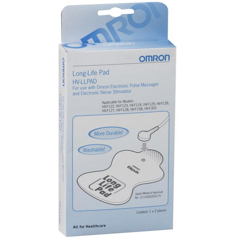 Omron Tens Replacement Electrode Long Life Pads 1 pair (2pcs) - HV-LLPAD (unboxed )