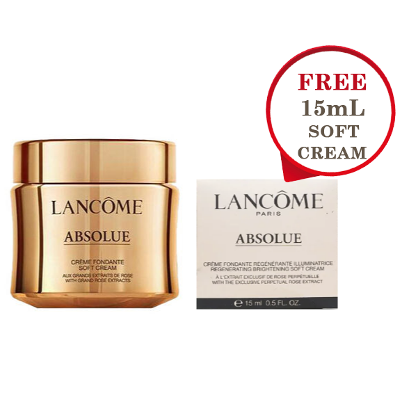 LANCOME Absolue Soft Cream Refillable 30mL + 15mL - Special Bundle