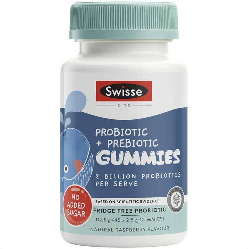 Swisse Kids Probiotic  & Prebiotic Gummies 45 Pack (Expiry 07/2024)