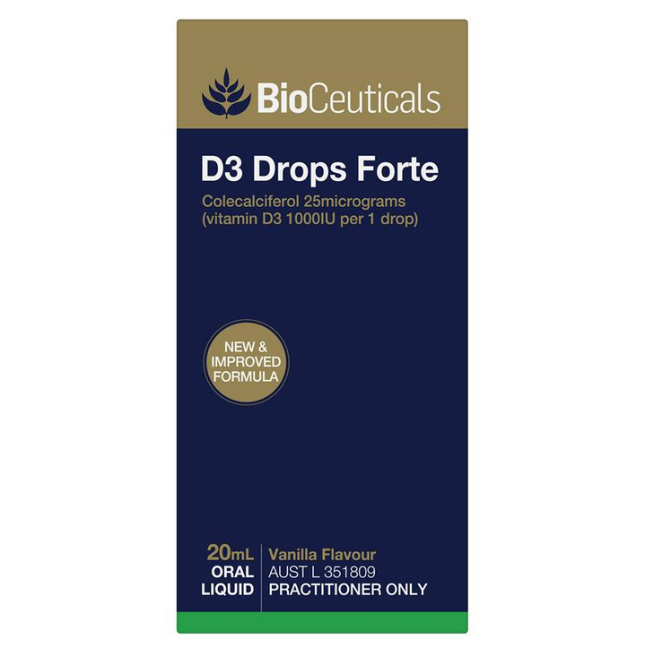 Bioceuticals D3 Drops Forte 20mL (Expiry 07/2024)