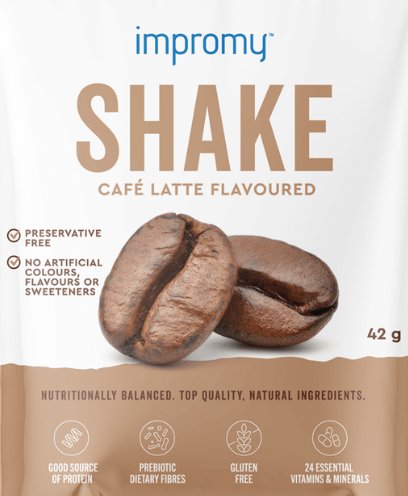 Impromy Shake Café Latte 30 x 42g Sachets - Membership Number Required