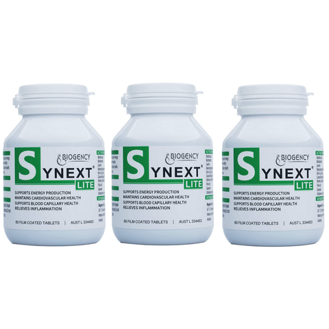 Biogency Synext Lite 3 x 60 Tablets - Special Bundle (Expiry 09/2025)