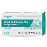 Fanttest Covid-19/Influenza A&B Combination Rapid Antigen Test Kit (Nasal Swab) 1 Pack