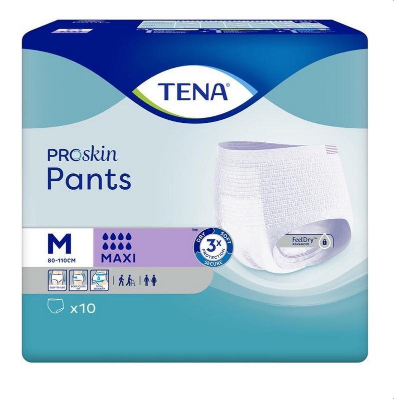 Tena Pants Proskin Maxi Medium 10 Pack