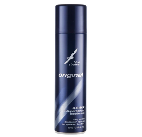 Blue Stratos Anti Perspirant Deodorant Spray 150g
