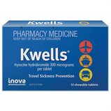 Kwells Travel Sickness 12 Chewable Tablets (Limit ONE per Order)