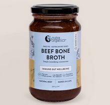 Load image into Gallery viewer, Nutra Organics Beef Bone Broth Concentrate Natural Beef 390g