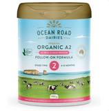 Ocean Road Dairies Organic A2 Protein Stage 2 Follow-On Formula (6-12 months) 900g