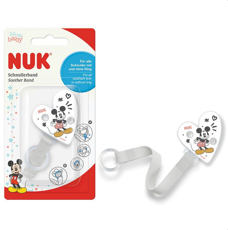 NUK Mickey Mouse Soother Band