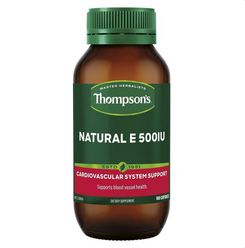 Thompson's Natural E 500iu 100 Capsules