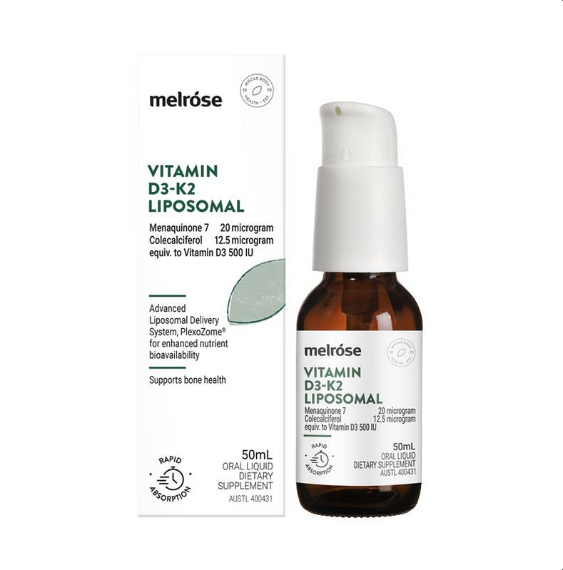 Melrose Liposomal Vitamin D3-K2 Oral Liquid 50mL