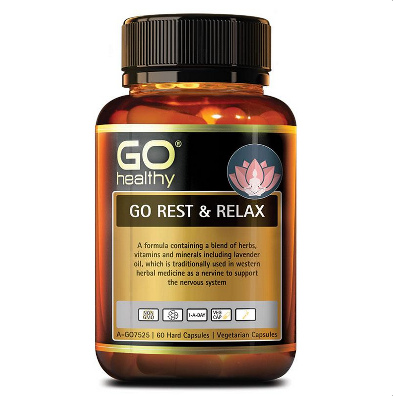 GO Healthy Rest & Relax 60 Vegan Capsules
