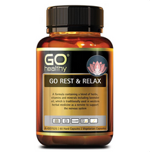 Load image into Gallery viewer, GO Healthy Rest &amp; Relax 60 Vegan Capsules