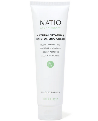 Natio Aromatherapy Natural Vitamin E Moisturising Cream 100mL