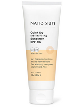 Load image into Gallery viewer, Natio Sun Quick Dry Moisturising Sunscreen SPF50+ 100mL