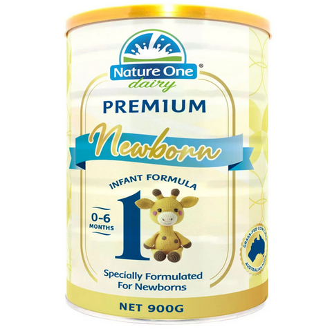 Nature One Dairy Premium with 2-MOs Newborn Formula 0-6 Months Step 1 900g