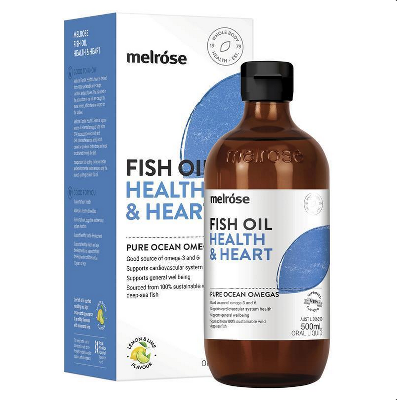 Melrose Omega Fish Oil Health & Heart 500mL