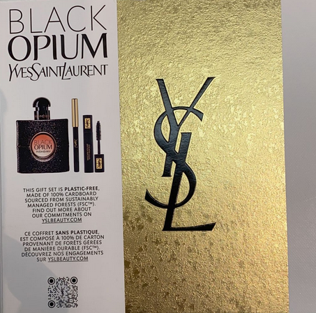 Yves Saint Laurent Black Opium Eau de Parfum 50ML 3PCS (EDP 50ML+ MASC+ EYE PENCIL) Set