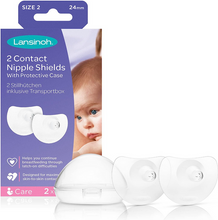 Load image into Gallery viewer, Lansinoh Contact Nipple Shields with Case (24mm - Large)