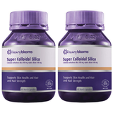 Henry Blooms Super Colloidal Silica 300mg 2 x 60 Hard Capsules - Special Bundle Value Twin Pack